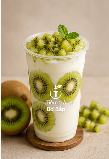 Sữa chua lắc kiwi