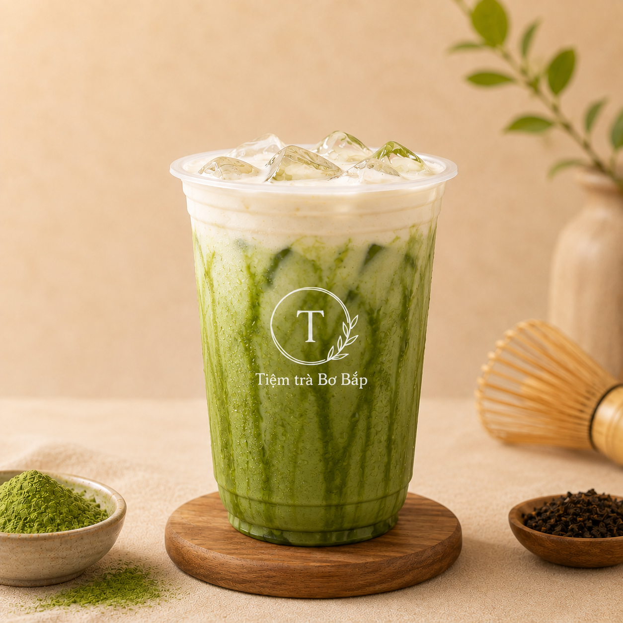 Trà sữa matcha kem cheese
