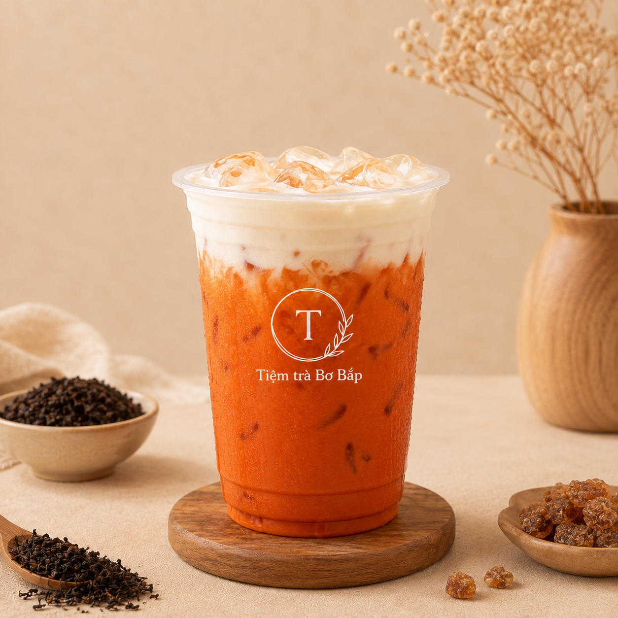 Trà sữa thái đỏ kem cheese