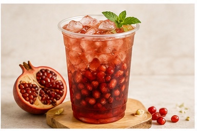 Trà lựu đỏ thạch dừa