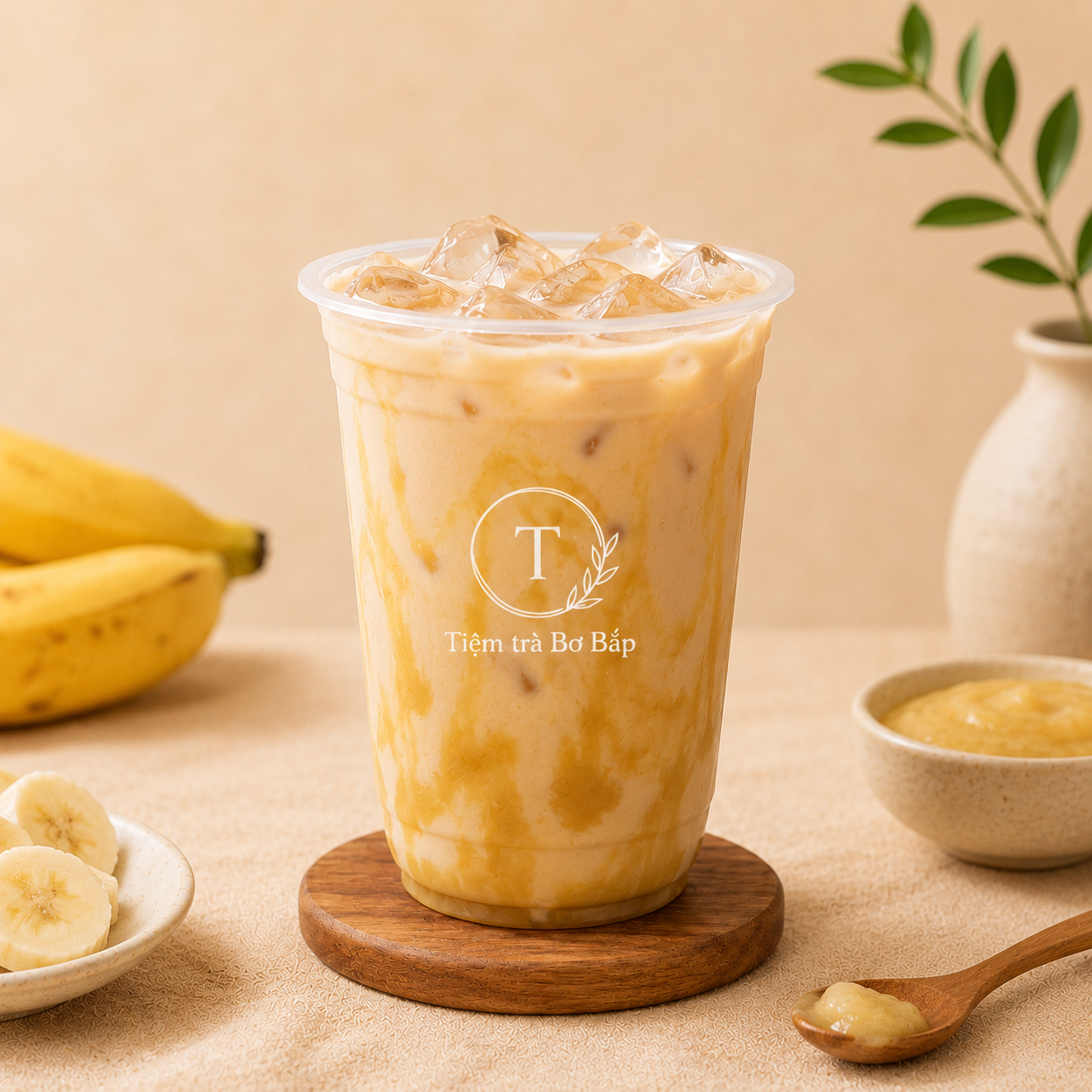 Trà sữa sốt chuối